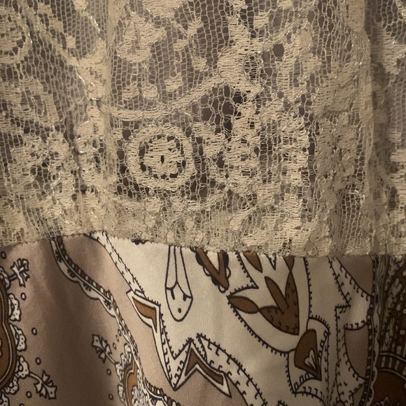 Single Dress calico silk dress, size XS - Picture 5 of 7